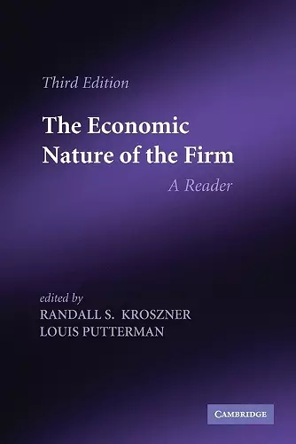 The Economic Nature of the Firm cover
