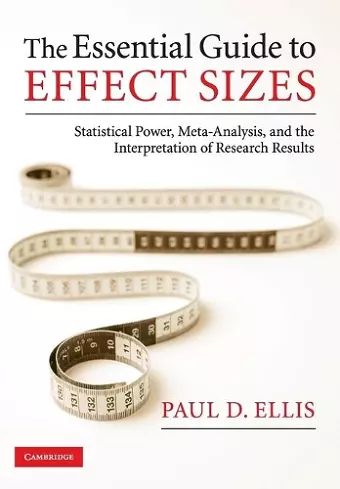 The Essential Guide to Effect Sizes cover