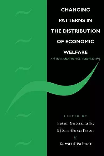 Changing Patterns in the Distribution of Economic Welfare cover