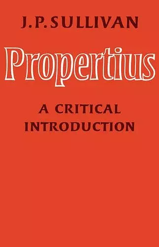 Propertius cover