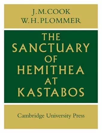 Sanctuary of Hemithea at Kastabos cover