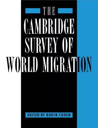 The Cambridge Survey of World Migration cover