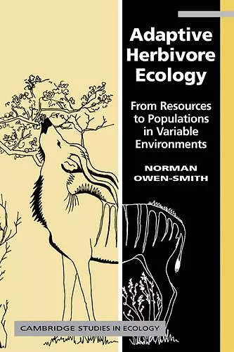 Adaptive Herbivore Ecology cover