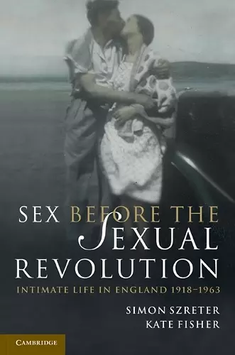 Sex Before the Sexual Revolution cover