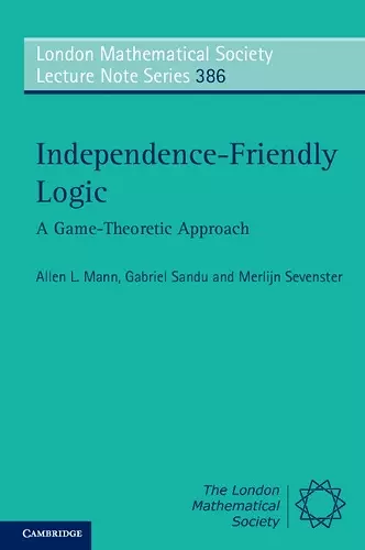 Independence-Friendly Logic cover