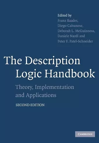 The Description Logic Handbook cover