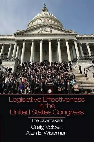 Legislative Effectiveness in the United States Congress cover