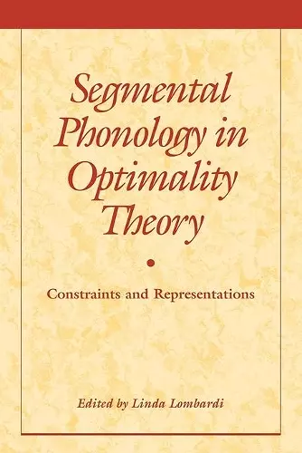 Segmental Phonology in Optimality Theory cover