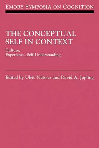 The Conceptual Self in Context cover