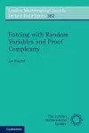 Forcing with Random Variables and Proof Complexity cover