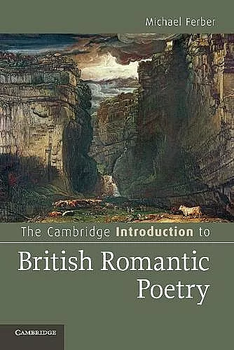 The Cambridge Introduction to British Romantic Poetry cover