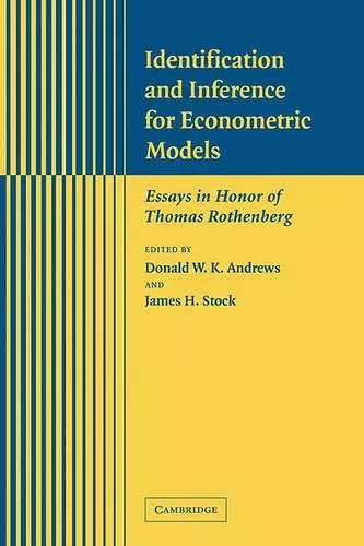 Identification and Inference for Econometric Models cover