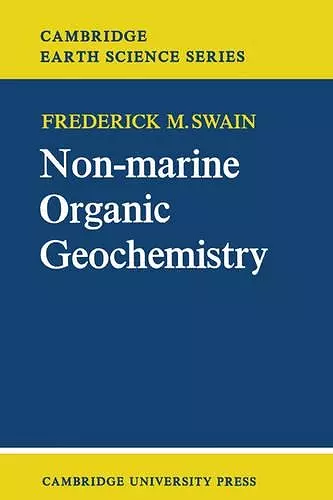 Non-Marine Organic Geochemistry cover