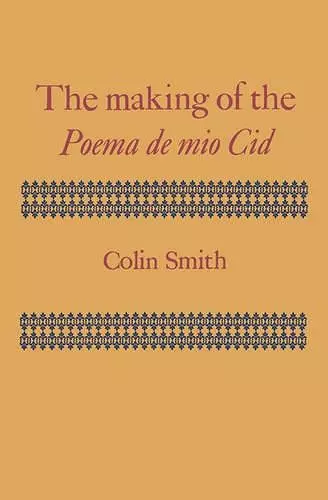 The Making of the Poema de mio Cid cover