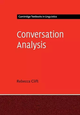 Conversation Analysis cover