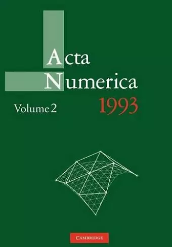 Acta Numerica 1993: Volume 2 cover