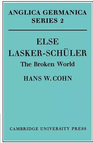 Else Lasker-Schüler cover