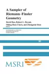 A Sampler of Riemann-Finsler Geometry cover