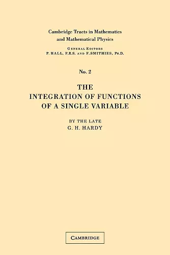 Integration of Functions cover