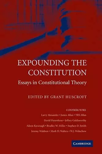 Expounding the Constitution cover