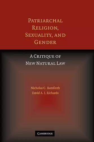 Patriarchal Religion, Sexuality, and Gender cover