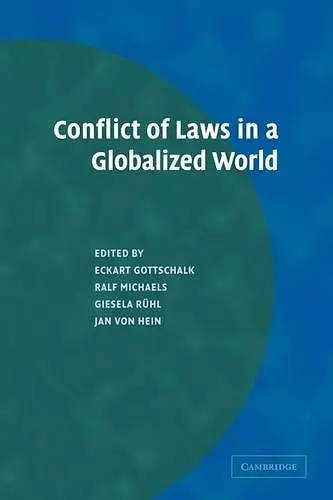 Conflict of Laws in a Globalized World cover