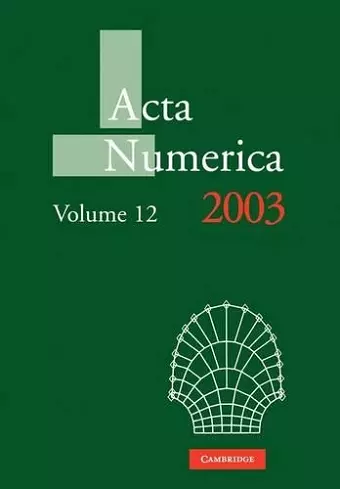 Acta Numerica 2003: Volume 12 cover