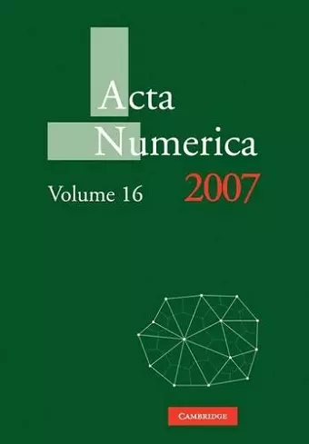 Acta Numerica 2007: Volume 16 cover