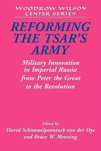 Reforming the Tsar's Army cover