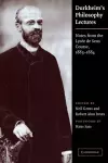 Durkheim's Philosophy Lectures cover