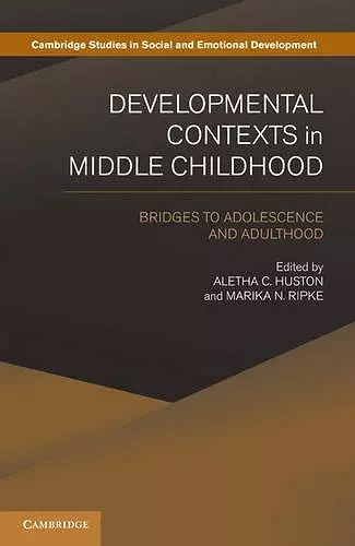 Developmental Contexts in Middle Childhood cover