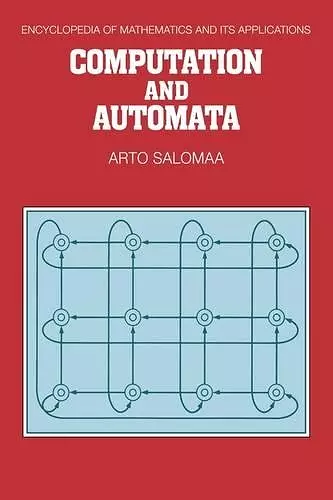 Computation and Automata cover