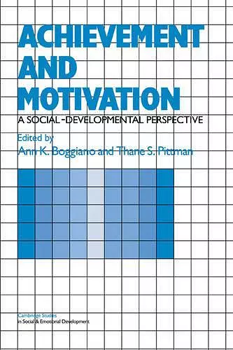 Achievement and Motivation cover