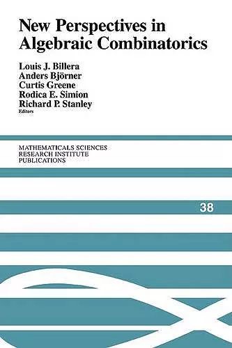New Perspectives in Algebraic Combinatorics cover