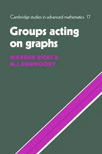 Groups Acting on Graphs cover