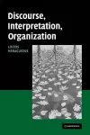 Discourse, Interpretation, Organization cover