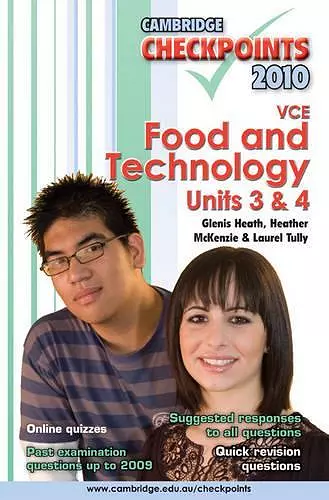 Cambridge Checkpoints VCE Food and Technology Units 3 and 4 2010 cover