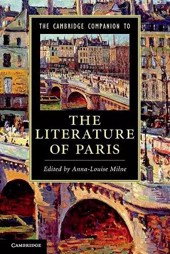 The Cambridge Companion to the Literature of Paris cover