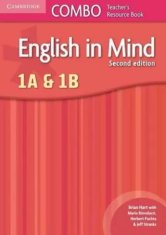 English in Mind Levels 1A and 1B Combo Teacher's Resource Book cover