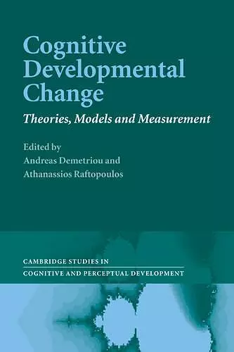 Cognitive Developmental Change cover