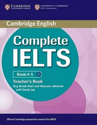 Complete IELTS Bands 4–5 Teacher's Book cover