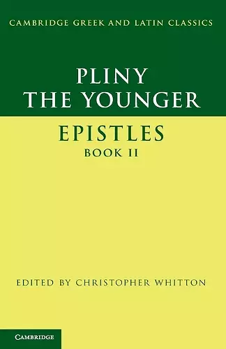 Pliny the Younger: 'Epistles' Book II cover