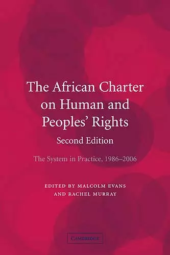 The African Charter on Human and Peoples' Rights cover