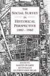 The Social Survey in Historical Perspective, 1880–1940 cover