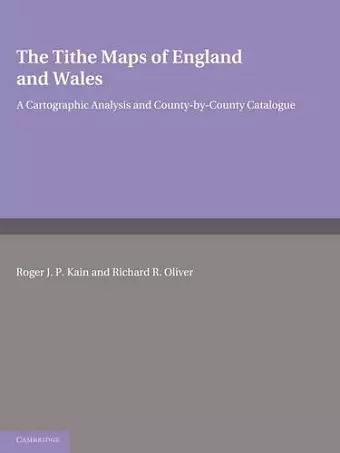 The Tithe Maps of England and Wales cover