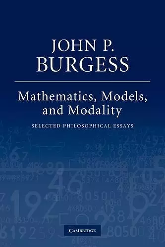 Mathematics, Models, and Modality cover