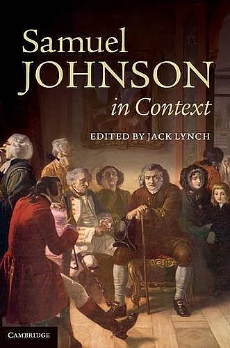 Samuel Johnson in Context cover