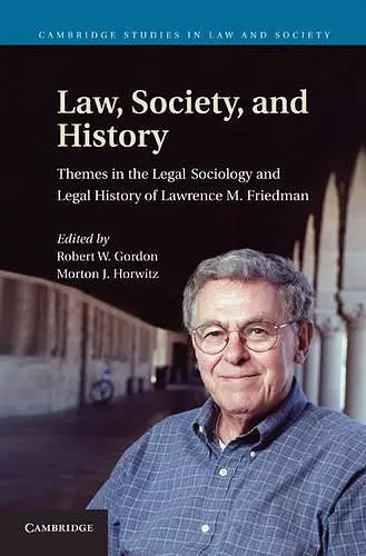 Law, Society, and History cover