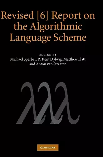 Revised [6] Report on the Algorithmic Language Scheme cover