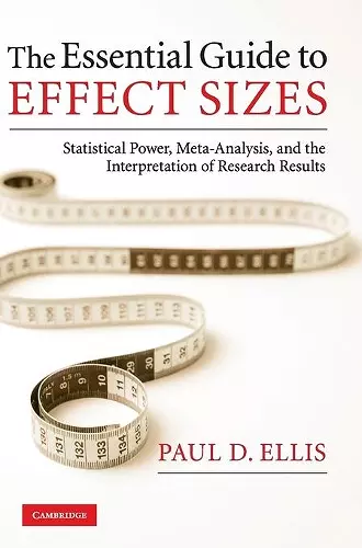 The Essential Guide to Effect Sizes cover